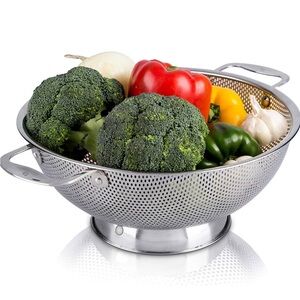 Stainless Steel Colander with Handles